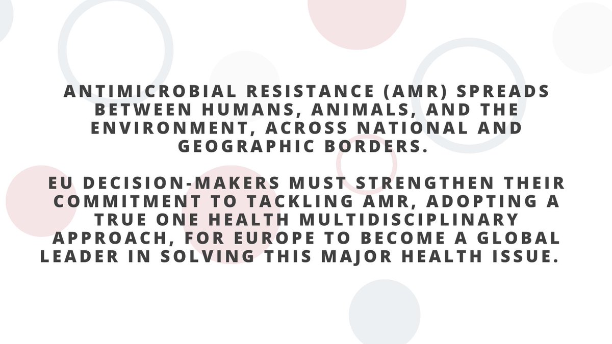 EAHPofficial's tweet photo. While antibiotics continue to be misused, each year AMR is responsible for over 33 000 deaths in Europe. Today’s @Europe2022FR Conference is an opportunity to ensure that fighting #AMR remains a priority #OneHealth #AMRStakeholderNetwork https://t.co/VP1WXp5rVx