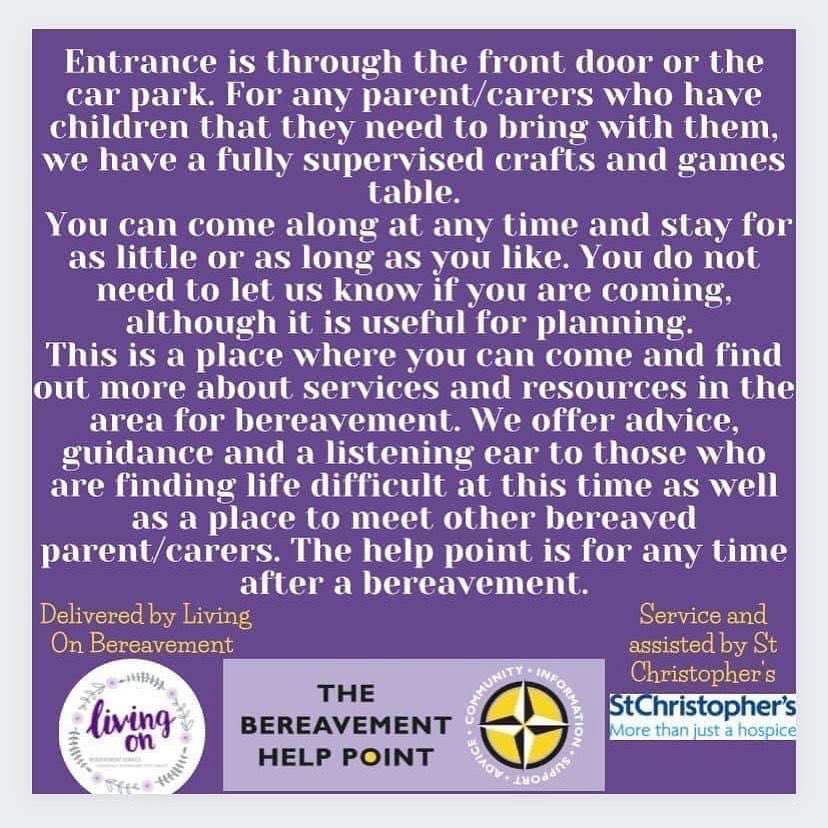 LivingOn00's tweet photo. Our help point this month will be dedicated to Mother’s Day 💜 with activities for the children to enjoy and a listening ear for the adults, please come and remember/celebrate our lovely mums 🤍 #helppoint #livingon #mothersday #remembering #thankyoumum https://t.co/yqgBBW9Ydw