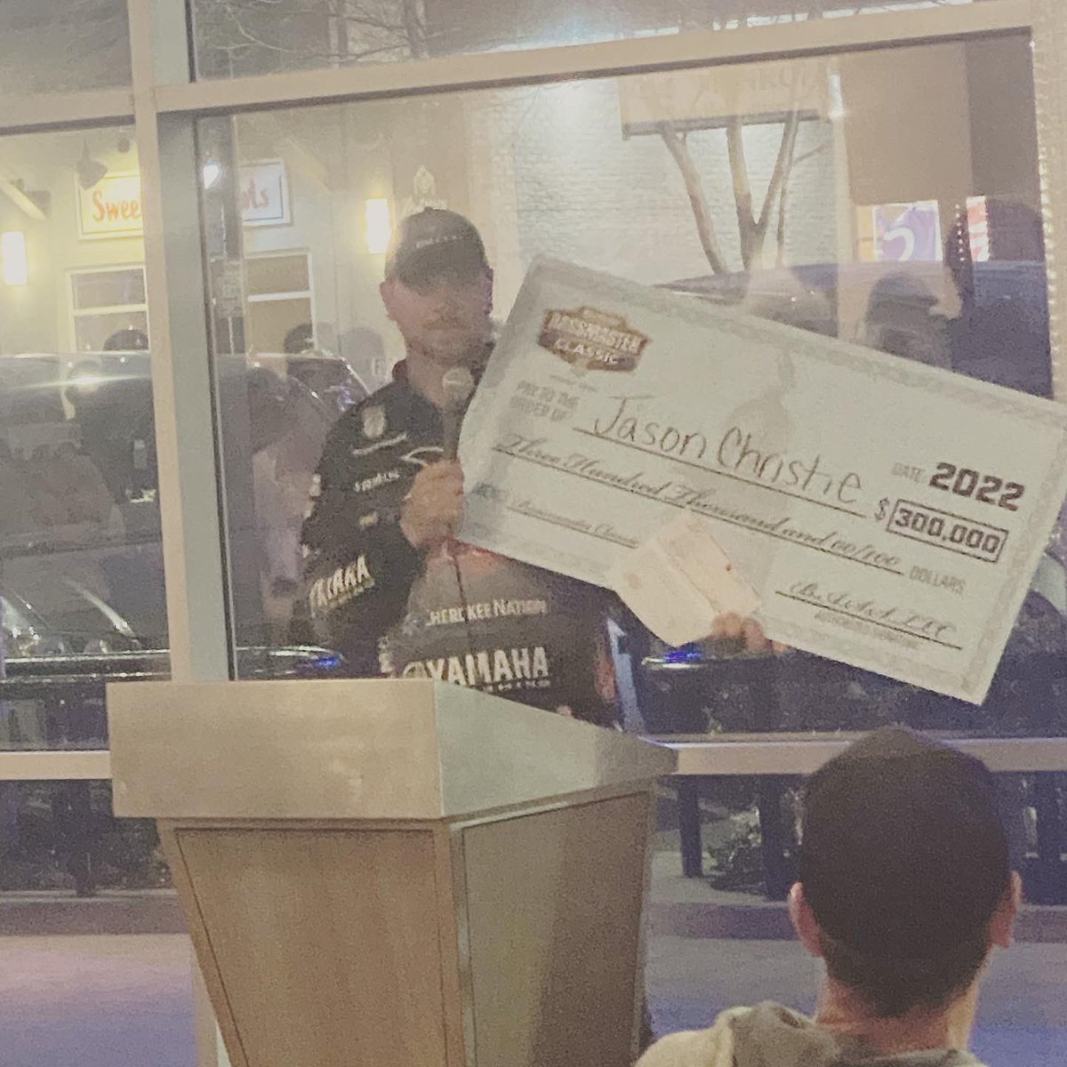 mike_Iaconelli's tweet photo. Congrats to @christiefishing on an amazing Bassmaster Classic win! 💪 #classicchamp @bassmaster @YamahaOutboards https://t.co/RUY2M8SB2M