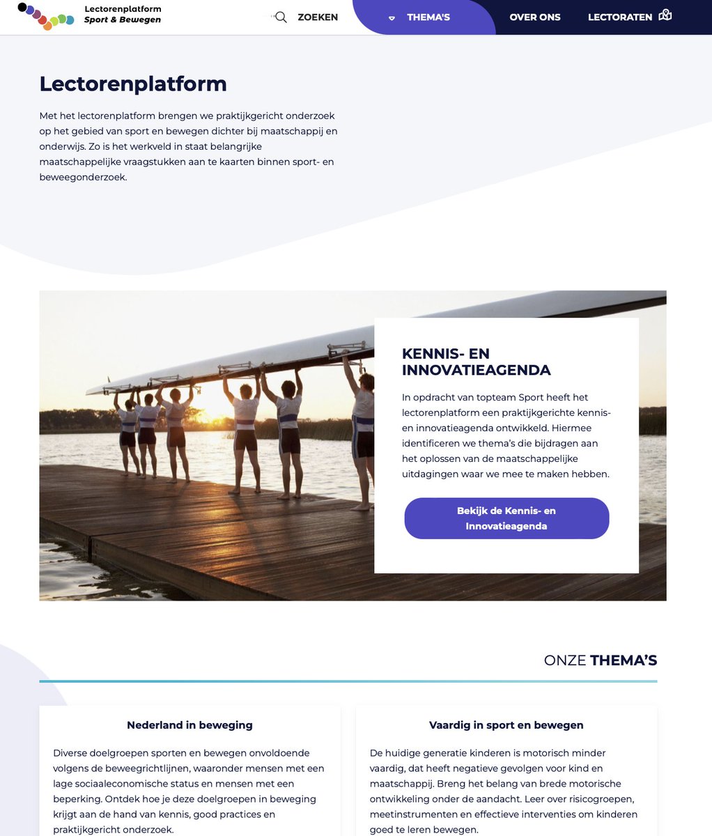 Vandaag goed overleg gehad met Sanne de Vries en Annemarie de Witte van het lectorenplatform Sport &amp; Bewegen van HSO. Thema: Beschouwing sport- en beweegonderzoek in de eerstegraads lerarenopleiding Lichamelijke Opvoeding.' Tip: bezoek de website van sportenbeweegonderzoek.nl