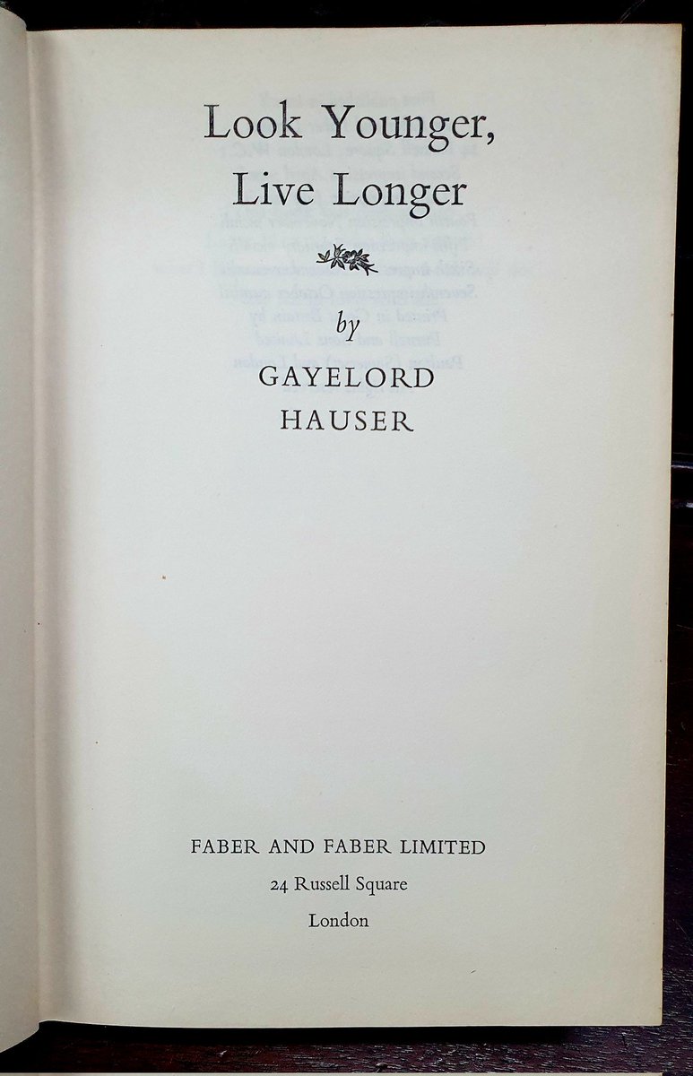 The_PBS's tweet photo. The book we have all been waiting for was published back in the 1950s it transpires... "Look Younger, Live Longer" by Gayelord Hauser ...
#RefuseToBeTired
#ForgetYourAge https://t.co/sgRsgrndeH