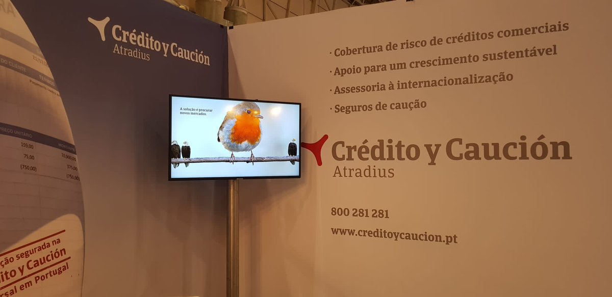 CyCPortugal's tweet photo. Esperamos por si na Sagal Expo Lisboa - Feira de Exportação de Sabores de Portugal, a decorrer na FIL, em Lisboa, de 7 a 9 de março. Saiba como podemos ajudar a proteger o seu negócio, ampliar o seu mercado.
#sagalexpo #CreditoyCaucion #CyCPortugal https://t.co/NnBIni7h6s