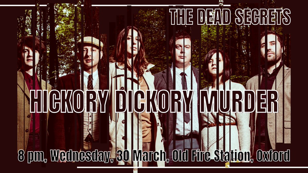 WE'RE BACK and we mean BUSINESS.

Join us for Hickory Dickory Murder, an improvised comedy detective story created before your very eyes (and using your suggestions). Who knows what will happen? We don't. 

8pm | 30 Mar | <a href="/ArtsatOFS/">Old Fire Station, Oxford</a> | Limited 🎟 via oldfirestation.org.uk/whats-on/hicko…