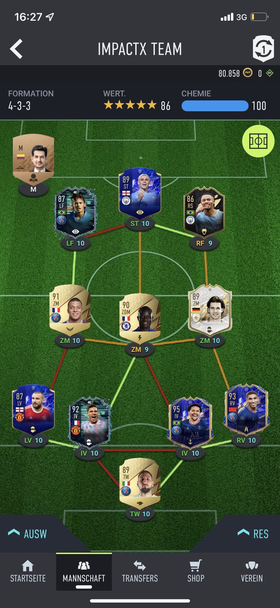 SilentKrone's tweet photo. @SmexysYT 1 - nicht das krasseste RTG-Team, aber es macht Spaß. Ingame 4321 mit einem zm der nach vorne geht. Diese WL 15 Siege geholt, offensiv nach vorne spielen kann also noch belohnt werden.                                            Grüße gehen raus https://t.co/YzmOiAVOcC