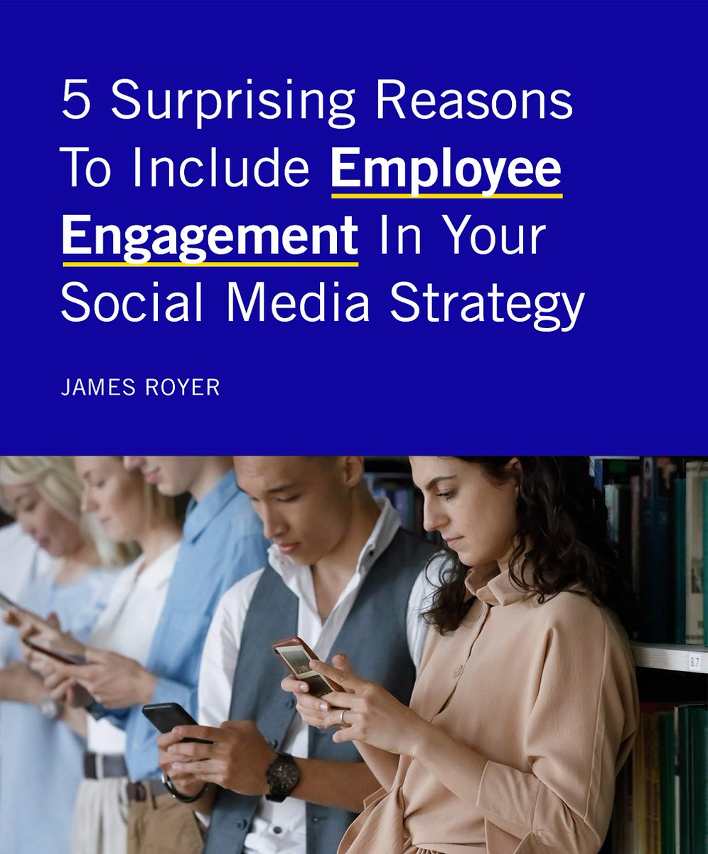 FallsandCo's tweet photo. Influencer. UGC. Content. All important elements of a social media strategy. An overlooked component: engaging your employees. This alone has 5 surprising effects. 

https://t.co/GRrEPUJxCA https://t.co/XD7Atv0Dmr