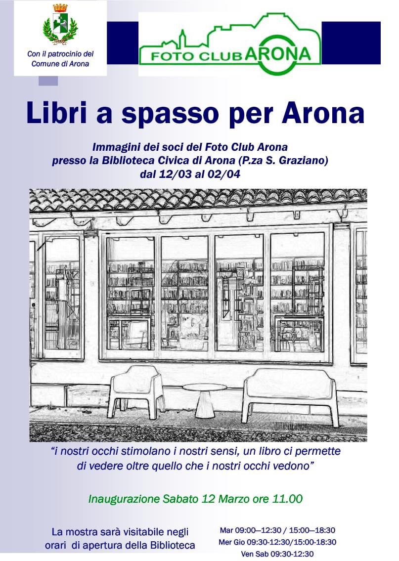 ilVergante's tweet photo. Libri a spasso per #Arona, inaugurazione 12 marzo https://t.co/F1RJU64zjQ