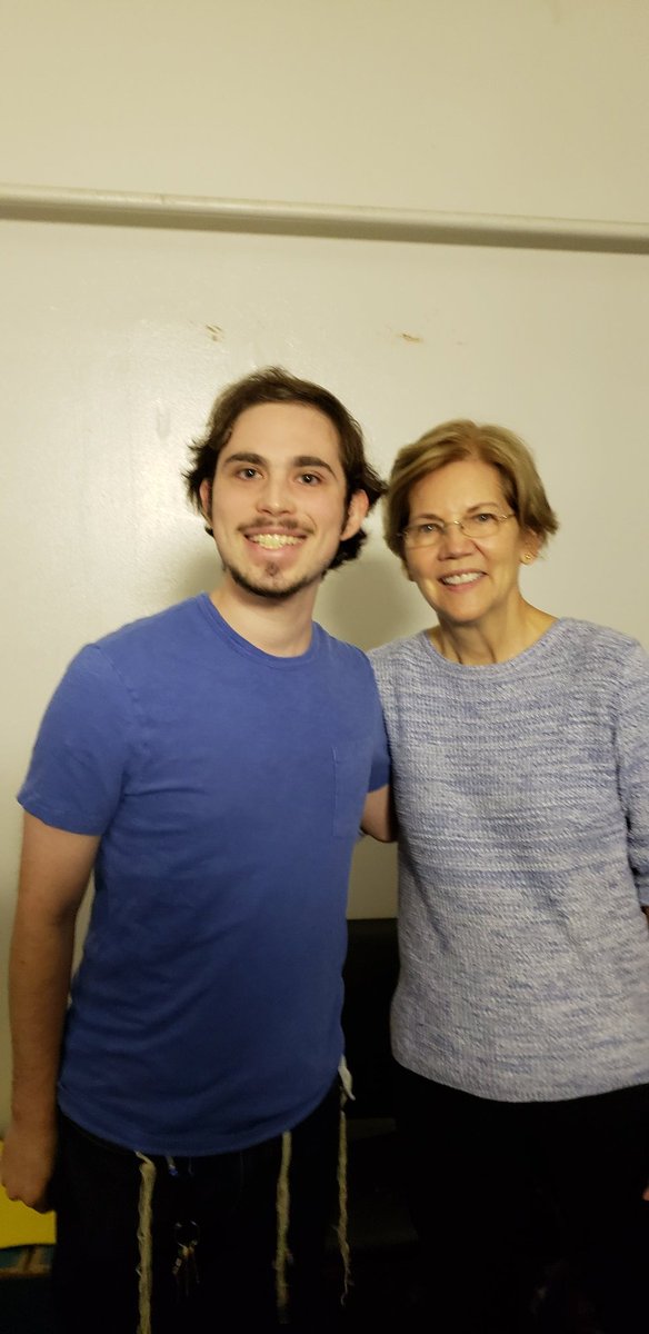 Rudi_Weinberg's tweet photo. I've been with you since we met in 2018 when you came to Philadelphia! I was even on the ballot for you as a #DNC delegate! #DBFH #Warrendemocrats https://t.co/HcDUEMeP4w