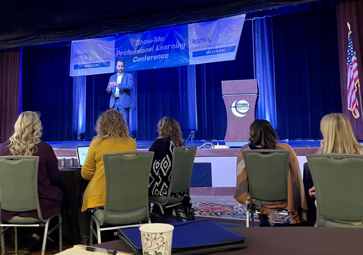 LrnFwdMO's tweet photo. We’re back! Michael McDowell kicked things off with The “Lead Learner - Improving Coherence, Capacity, and Clarity for All” this morning for the #ShowMe2022 Conference! Wish you were here! https://t.co/WfiDbym5kS