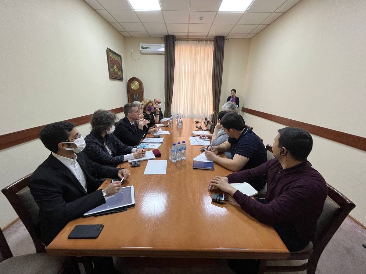 @WHO_Europe has concluded its mission to Tashkent city & the Karakalpakstan region. Various discussions were carried out w/ national counterparts, including collaboration between MoH🇺🇿 & WHO on environmental monitoring, building green healthcare facilities & more.