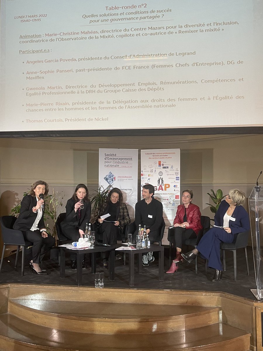 « Quelles solutions et conditions de succès pour une gouvernance partagée ? » est le sujet de notre deuxième table ronde.

👉🏻Le sujet sera abordé par <a href="/ThomasCourtois7/">Thomas Courtois</a> <a href="/RixainMP/">Marie-Pierre Rixain</a> Gwenola Martin, Anne-Sophie Panseri et Angeles Garcia Poveda. #Assises2GAP