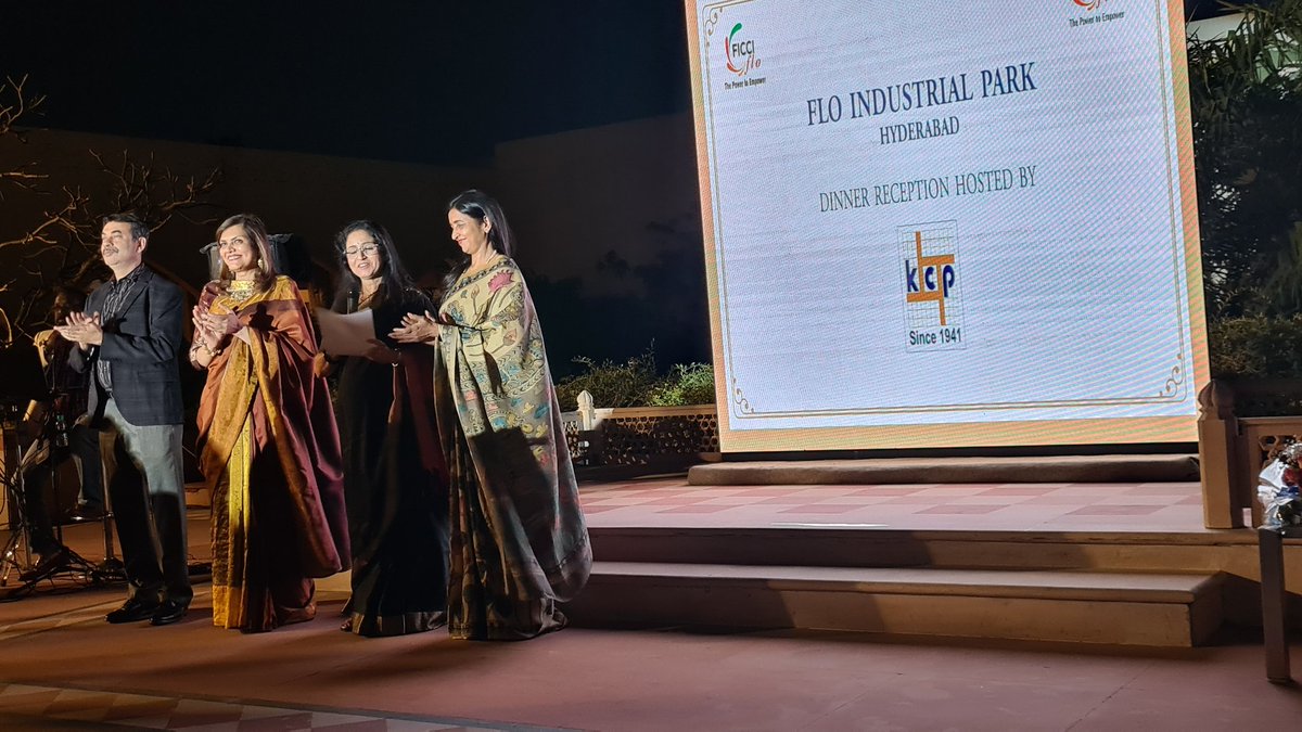 Andrew007Uk's tweet photo. Telangana's first 100% women's owned industrial park will actually be the first of its kind in India.

It is more than symbolic it is born out of this young &amp; dynamic state.

Congrats to all the dynamic women of the @FICCIFLO #Hyderabad chapter. https://t.co/9U3VB6O1ft