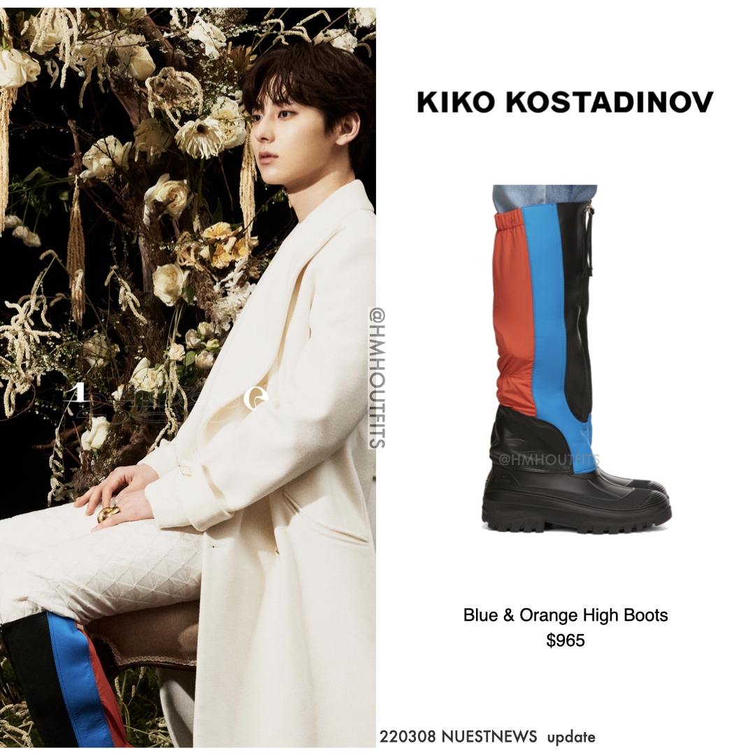 HMHOutfits's tweet photo. 220308 NUESTNEWS  update
#황민현 #민현 #HWANGMINHYUN #MINHYUN
Boots: KIKO KOSTADINOV https://t.co/Iet5u61wzZ