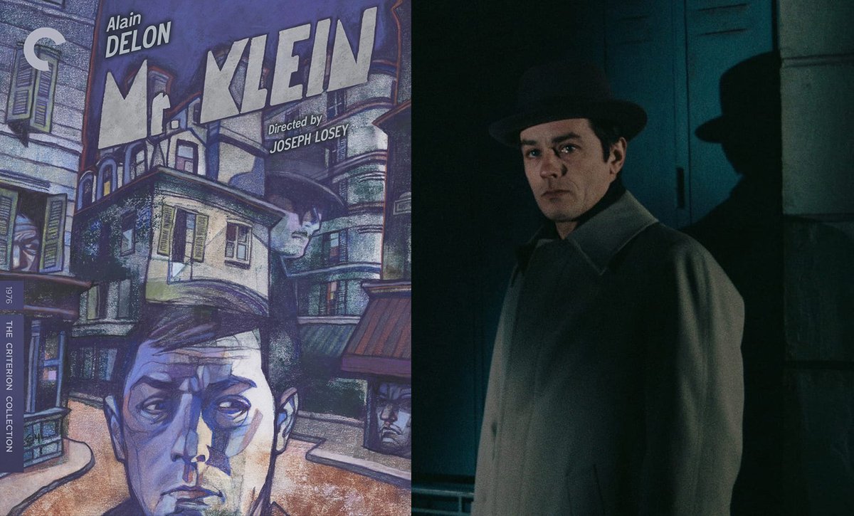 CinemaCellarHQ's tweet photo. If there is such a thing as a suddenly conflicted anti-semite, the great Alain Delon defines it in the Kafkaesque darkness of 1976's Mr. Klein, arriving right on time in May from #Criterion.
https://t.co/3MC06Sf4j1
#alaindelon #criterioncollection #mrklein #bluray #thriller https://t.co/qrkmcJJ34o