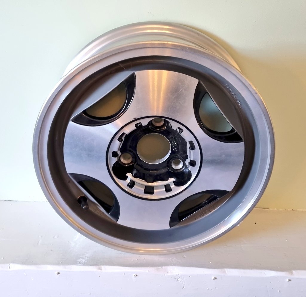 alantaylorjones's tweet photo. I finally liberated the brand new Citroen AX GT alloy that's been sitting in my mum's shed for years. Now to work out what to do with it... https://t.co/PVMxHAgn6F
