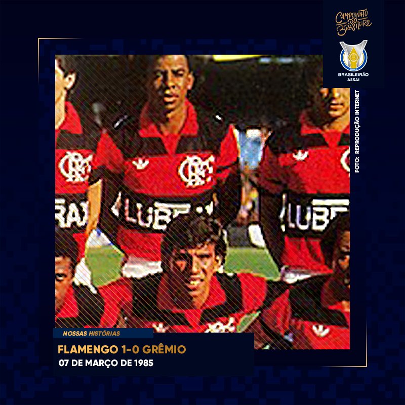 Brasileirao's tweet photo. Nossas Histórias com gol de Marquinho Carioca! E o @Flamengo venceu há exatos 37 anos! #BRNH https://t.co/A4L3rsw2dd