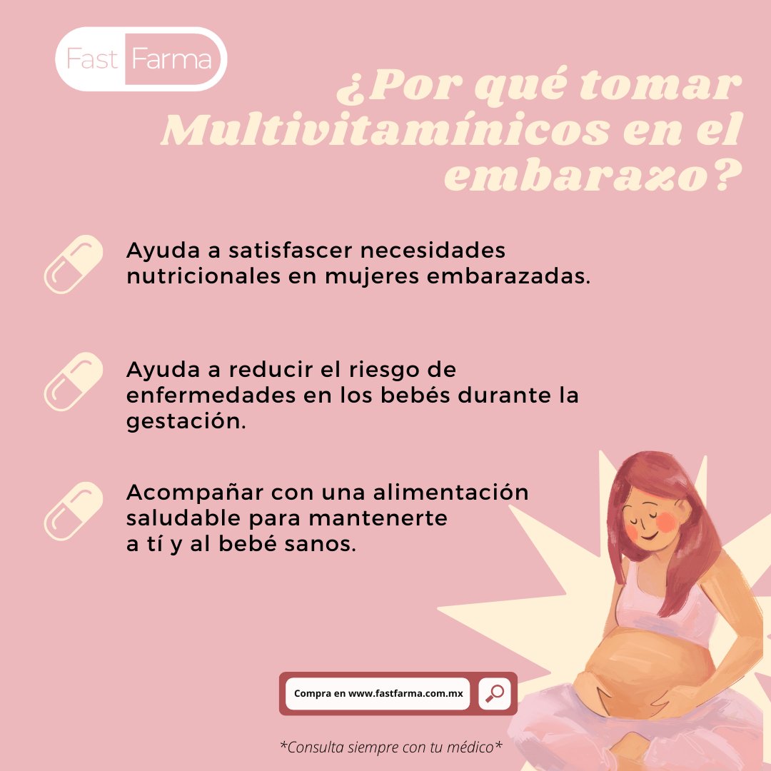 Fastfarma_Mx's tweet photo. Los #multivitaminicos son esenciales durante y después del embarazo🤰🏻, consigue el de tu preferencia en #FastFarma.
Pídelo a nuestro canal de WhatsApp: https://t.co/JV5UIp7oNK
#BeFast #BeFastFarma #MINIDays https://t.co/5ZJnQQVZxY
