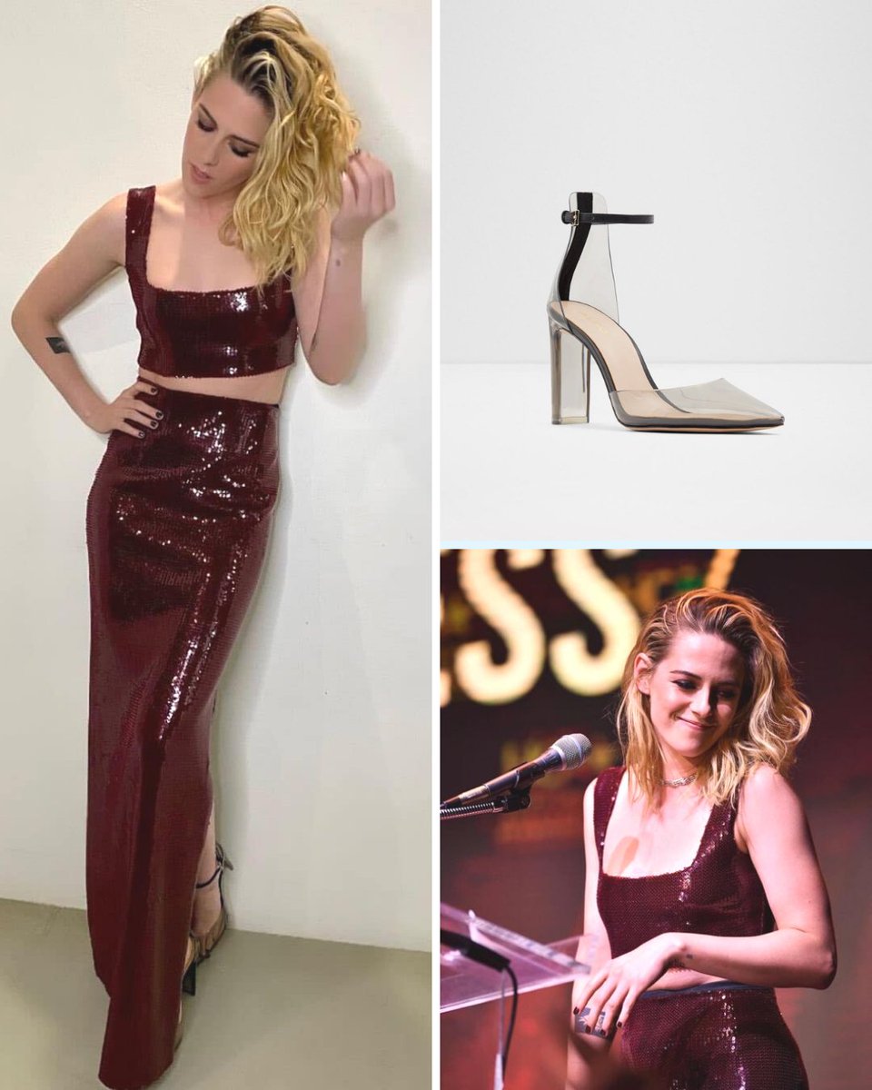 MostertBernard's tweet photo. It’s always good to see @ALDO_Shoes making headlines again, when celebs choose our shoes for high profile #events. Kristen Stewart wore a pair of Aldo DEEDEE   heels last week for the @HCAcritics where she won Best Actress for her role in “Spencer.”  #film #SpencerMovie #AldoCrew https://t.co/kvAISgw8Ub