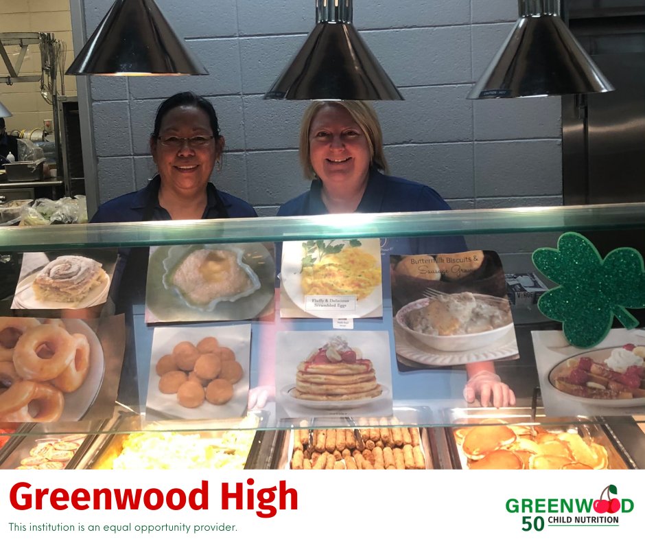gwd50meals's tweet photo. Part 1 of 2: Greenwood High Eagles were ✈️ taking off and soaring high with an amazing breakfast to start National School Breakfast Week! They enjoyed homemade 🥞 pancakes with 🍓 strawberry syrup and whipped cream, and so much more! #TakeOffwithSchoolBreakfast #NSBW22 #NSBW https://t.co/Edlvbsuj5U