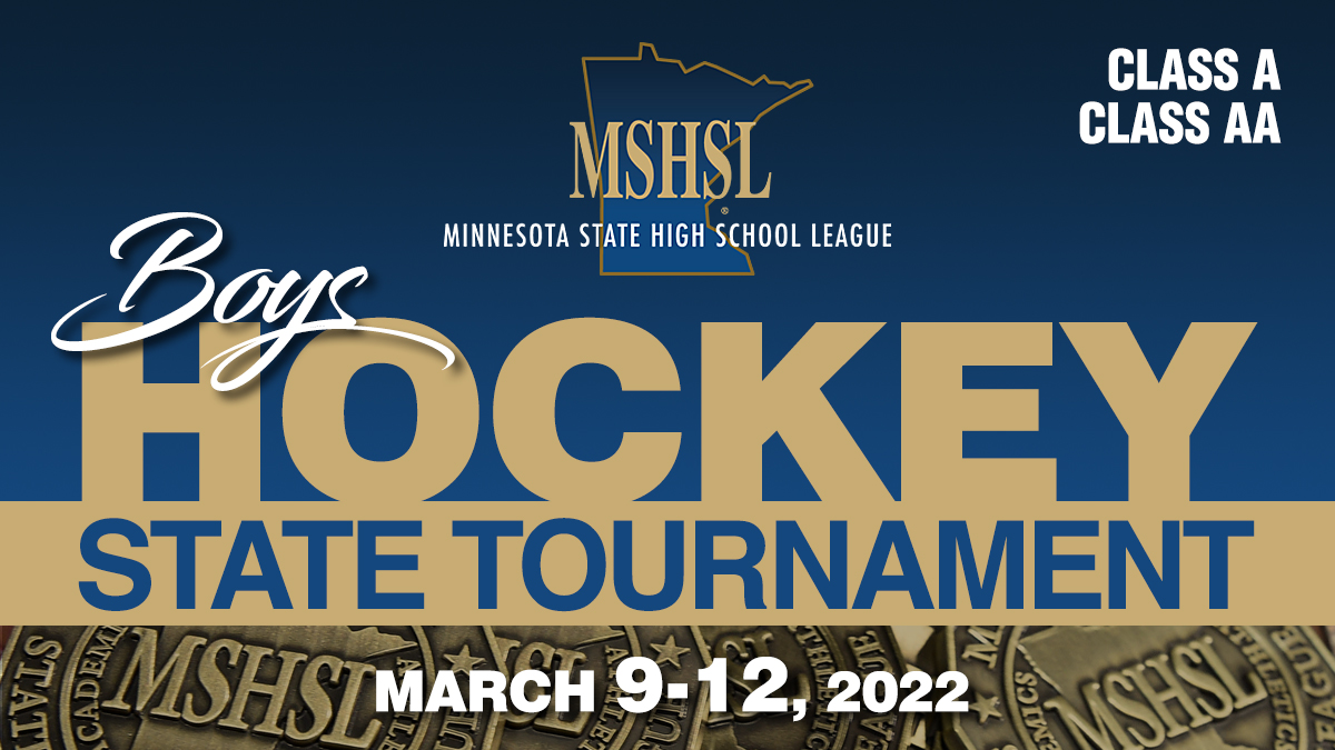 Minnesota State High School League on Twitter "The 2022 mshsl Boys Hockey State Tournament