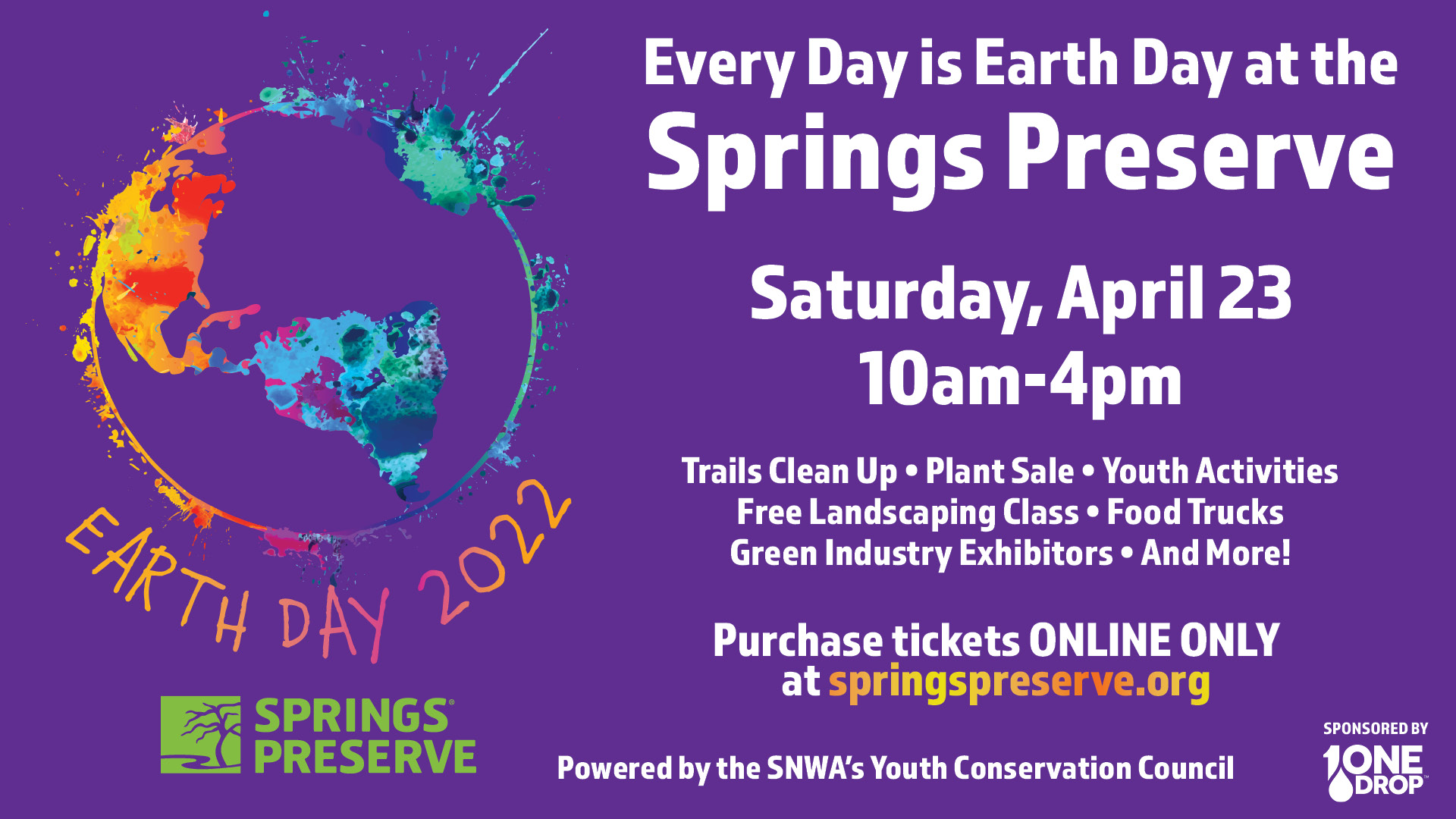 Springs Preserve on Twitter "🌎 Celebrate Earth Day at the Springs