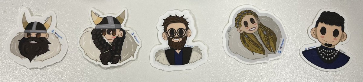 55DegreesAB's tweet photo. Our team’s viking avatars https://t.co/6rHnvGmUBx