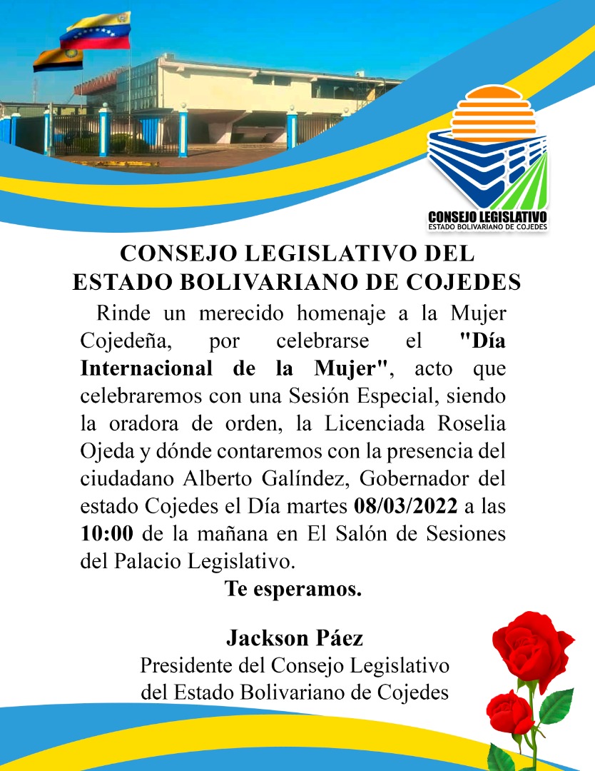 Consejo Legislativo Cojedes (@cleccojedes2022) on Twitter photo 