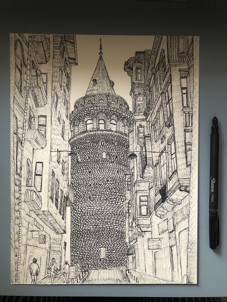 yes1no2maybe3's tweet photo. Gm

The name of this magnificent building is Galata Tower. I drew this because,I miss Turkey. https://t.co/OMWyhlH0ah