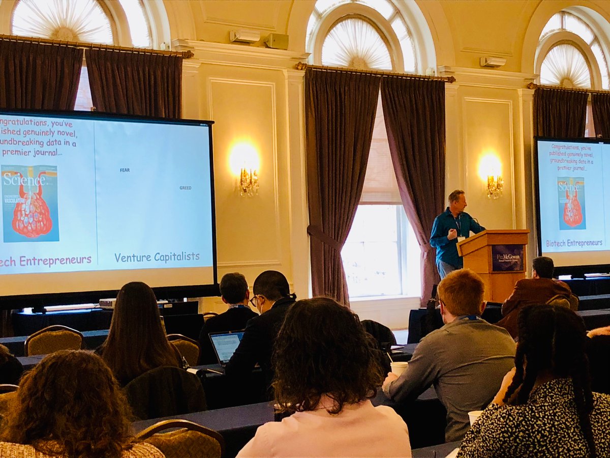 McGowanRM's tweet image. Our first session - Challenges of Biomedical Innovations and Entrepreneurship - has a rapt audience #McGowanRetreat2023