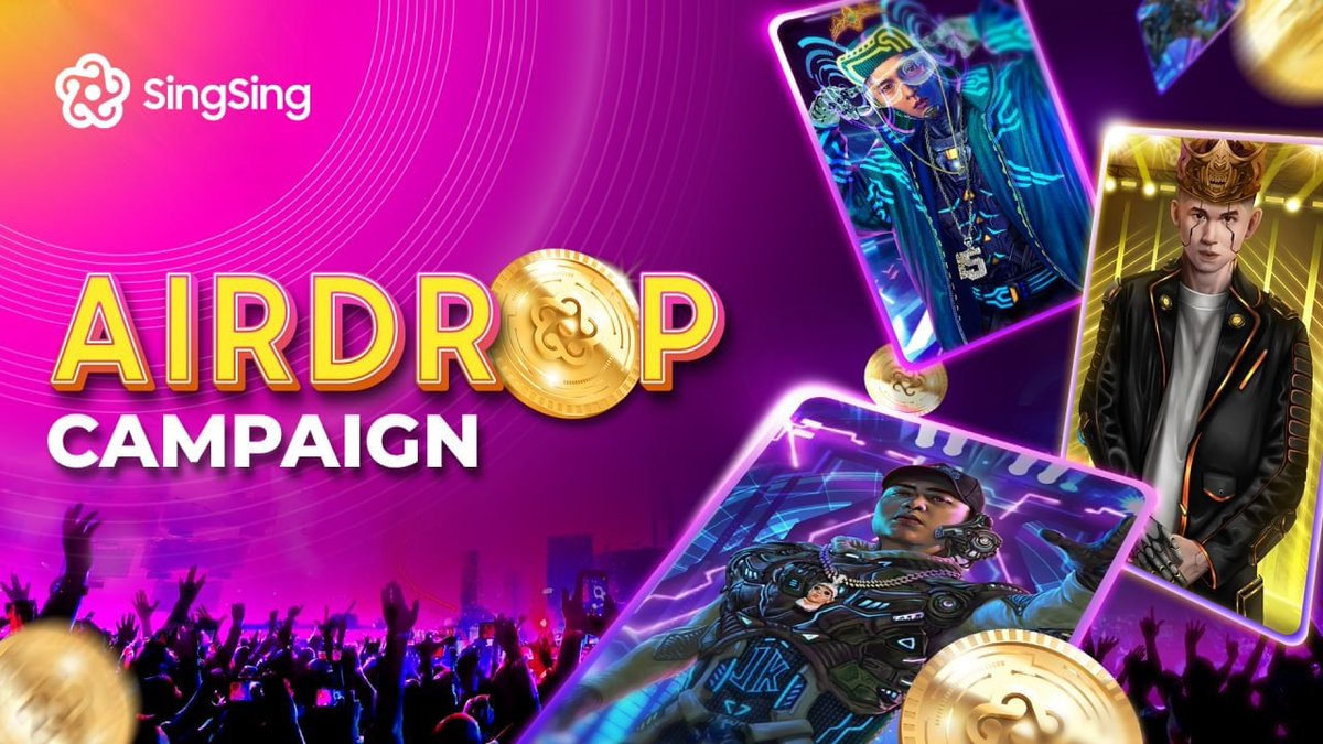 🚀 Airdrop: SingSing
💰 Value: $10 $SING
👥 Referral: $15 $SING
🗞 News: VTV, Vietnamnet, VTC1 HD
📒 Partnership: TomoChain, Byte Ventures, CRVN Capital, OKARA
📅 End Date: 30th March, 2022

Talk with the Telegram Bot
t.me/SingSingAirdro…

#Airdrop #Crypto #Airdrops #giveaway