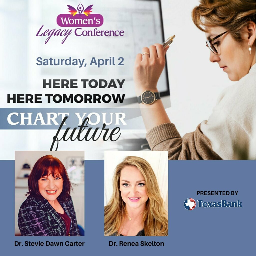 LisaMGraves's tweet photo. Prepare for your professional success at the 6th annual Women’s Legacy Conference on Saturday, April 2. Learn from Dr. Renea Skelton, life coach and trainer, who will inspire you to transform your fear of playing big and stop playing small.

Dr. Stevie Dawn Carter, motivatio… https://t.co/EnmVP5Xnjl