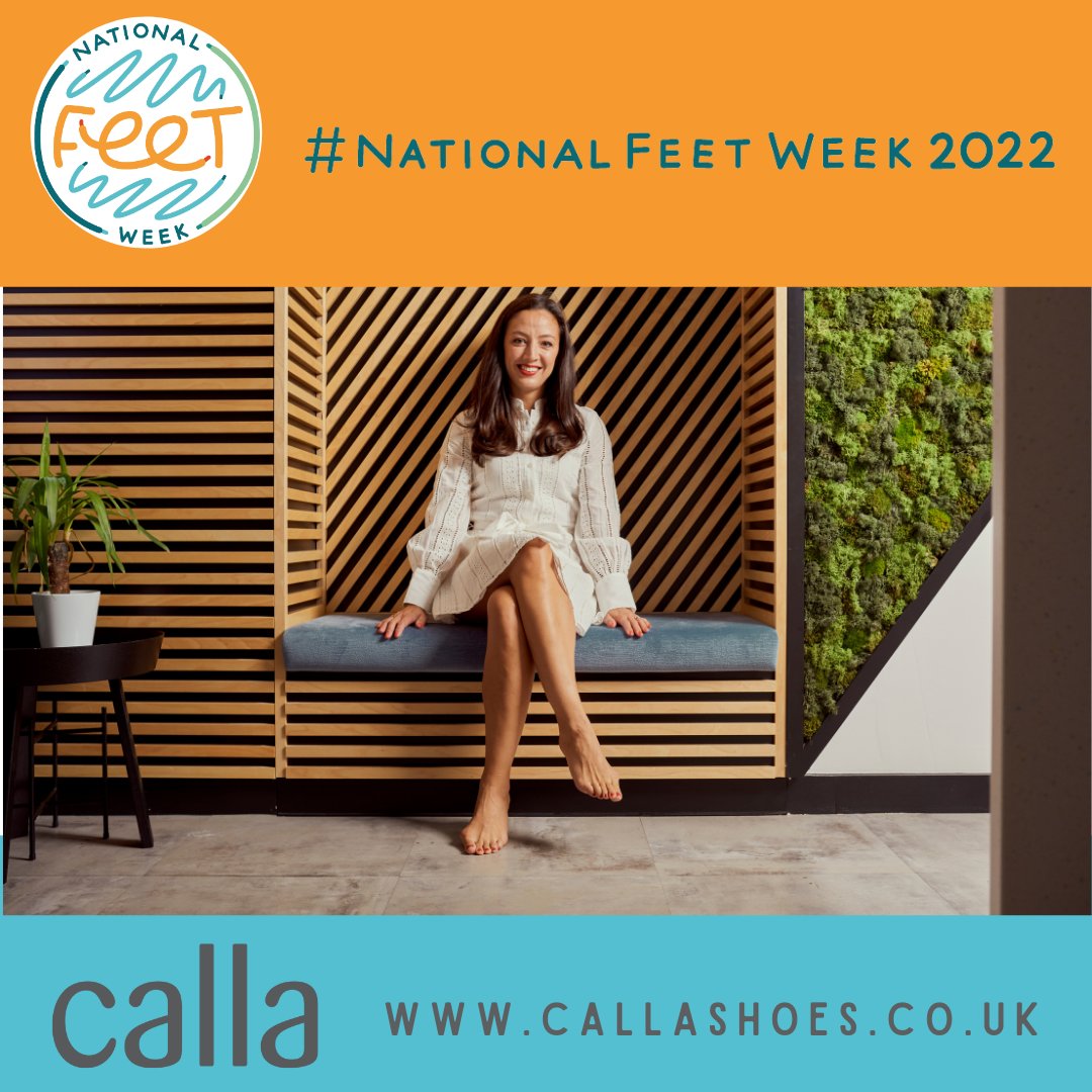 To celebrate National Feet Week, Calla Shoes are giving away a £10 e-gift card to spend on site to everyone who places an order between Monday 7th March and Sunday 13th March, if they have an account on the Calla website. (1/2)

#nationalfeetweek #callashoes