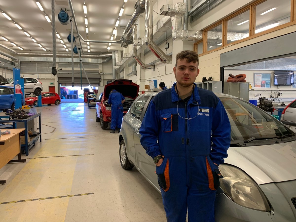 This is Matthew, a Motor Vehicle student who completed work experience at <a href="/coulstockplace/">Coulstock & Place</a> , gaining experience for his career.

He said "I’ve gained knowledge on operations of electric motors, fabrication and generally how a workplace is. It’s been useful yet enjoyable."
#NCW2022