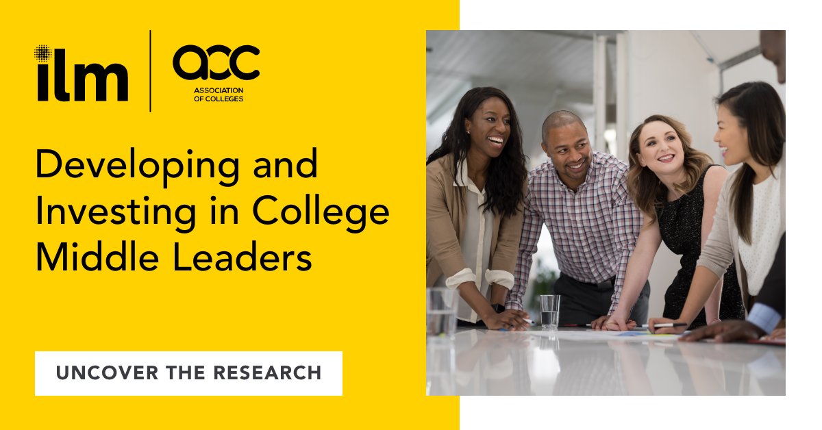 ILM_UK's tweet photo. We're pleased to announce that our new Middle Leaders research in collaboration with the AoC has now launched!
Discover our latest research: https://t.co/TWWc0yPg7c
@ILM_UK @AoC_info
#middlemanagers #FEcolleges #leadershipwithoutlimits https://t.co/gR5XhNIQYI