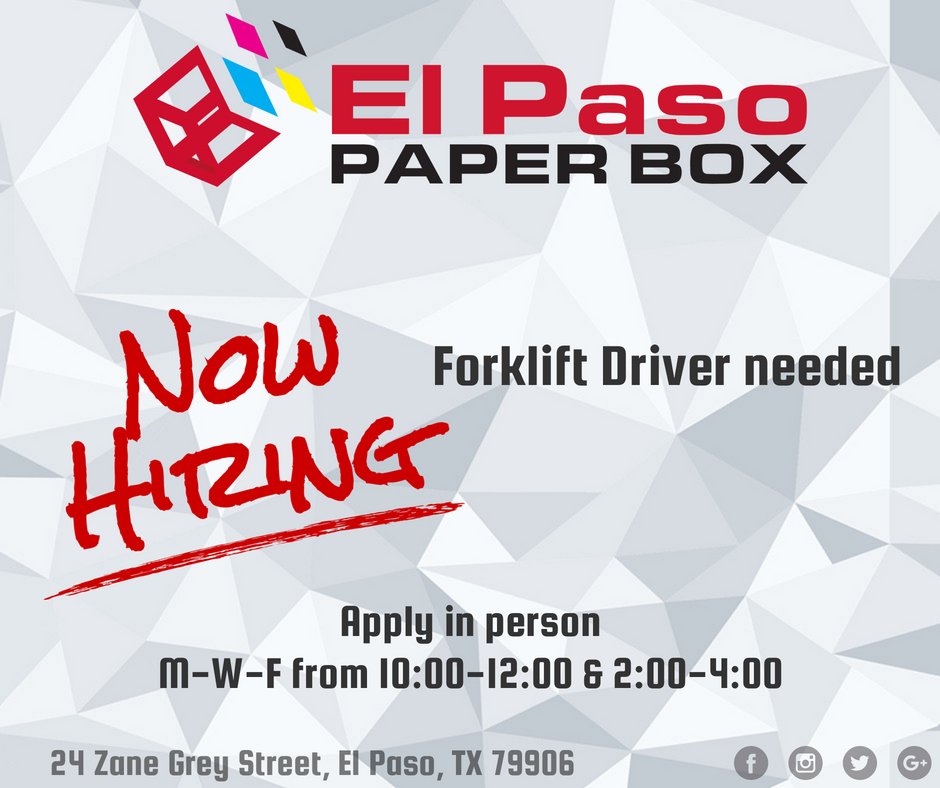 El Paso Paper Box Inc tweet media