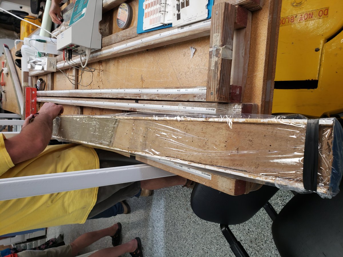 rv_neil's tweet photo. Slick sections. Split sections. #coring #deepseamud https://t.co/nAtCYaQQkW