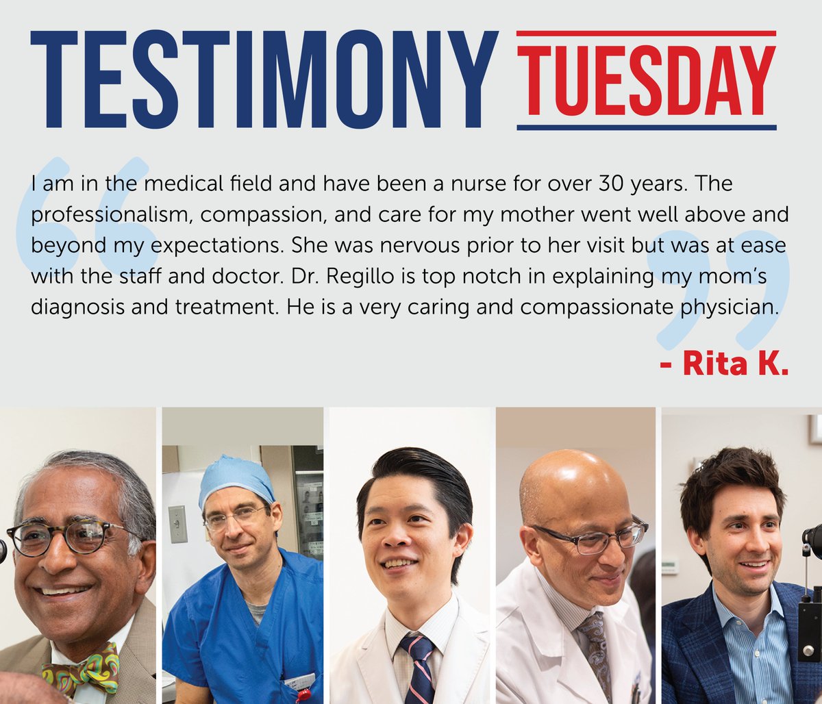 MidAtl_Retina's tweet photo. Today is #TestimonyTuesday Check out today's review. If you've had a positive experience with Mid Atlantic Retina, let us know by leaving a review! https://t.co/HxS6nDsH2O