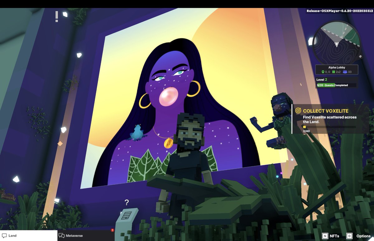 reneperol's tweet photo. @TheSandboxGame @worldofwomennft I just participated in the daily #SandboxAlphaS2Contest for a chance to earn up to 1,000 $SAND! Day 3 - Selfie with WorldofWomen. Check out my screenshot below! 👇 #SandboxAlphaS2 https://t.co/cBGO24uIRy