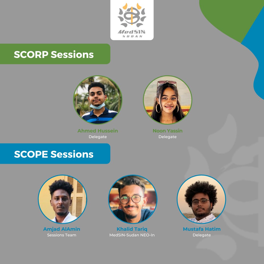 MedsinSudan's tweet photo. Dear MedSIN-Sudan Family💕.
We are shining again as usual with more people to represent us😍.
Meet your Delegation to IFMSA's March Meeting 2022🎉.
#MM22 https://t.co/IEe2yP43bB