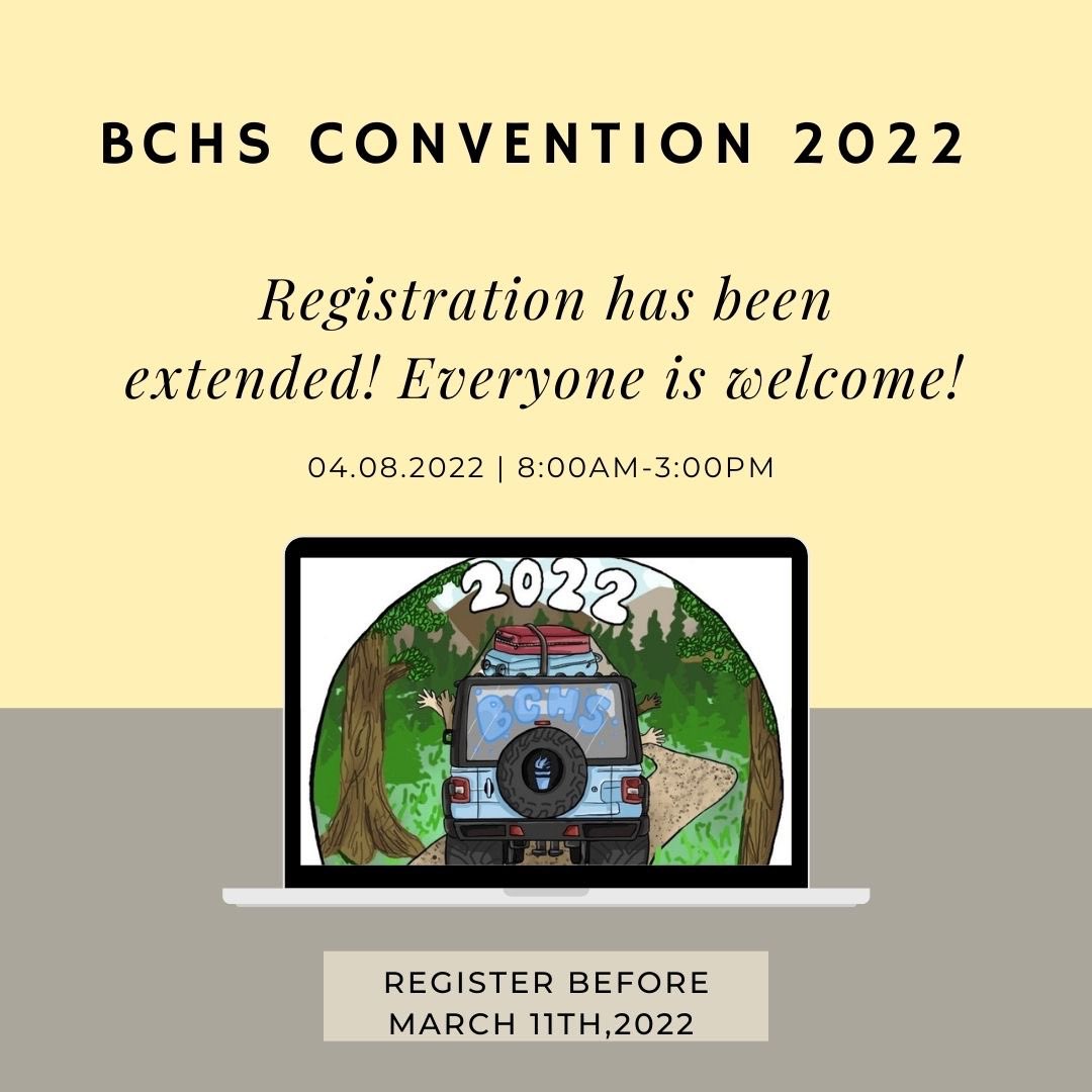 Be sure to register for our BCHS Convention before March 11th! Chapters make sure to submit your road trip theme if you haven’t already! 🤩