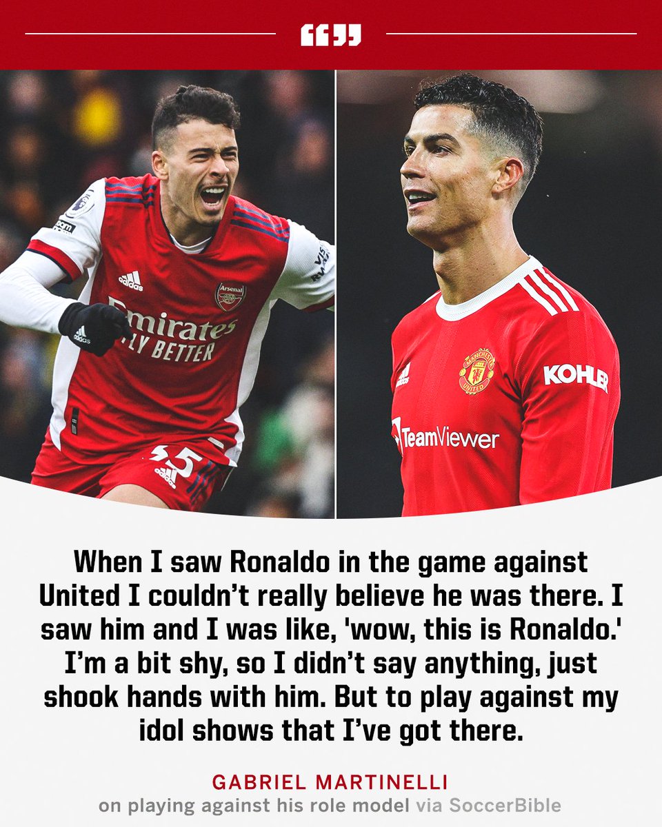 ESPNFC's tweet photo. Martinelli was star struck 🤩 https://t.co/HUdOvgAstS