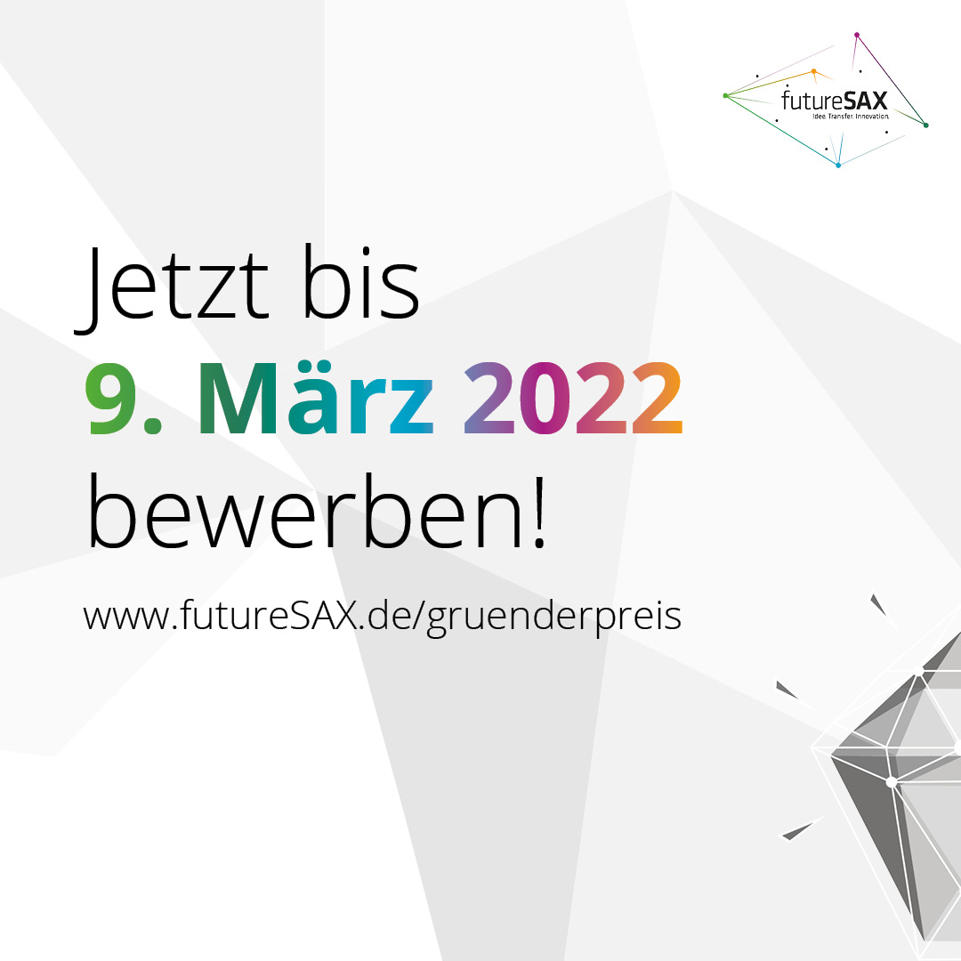 futureSAX's tweet photo. Bis zum 9. März haben Sie noch die Möglichkeit, Ihre Bewerbung einzureichen. Gewinner des Publikumspreis 2021 Zeno Kakuschke, von NICAMA (Apinima GmbH), hat uns erzählt, warum die Teilnahme so spannend war &amp; warum mitmachen sich lohnt. Jetzt bewerben: https://t.co/jrw6y18SDO https://t.co/q7CbbdXsRa