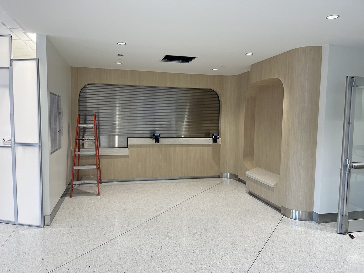 Today we're proud to officially announce the re-opening of the front lobby at UCMC! The new lobby now has an updated registration area that ensures privacy, new discharge pharmacy for patients seen in Emergency Department and Same Day Surgery.