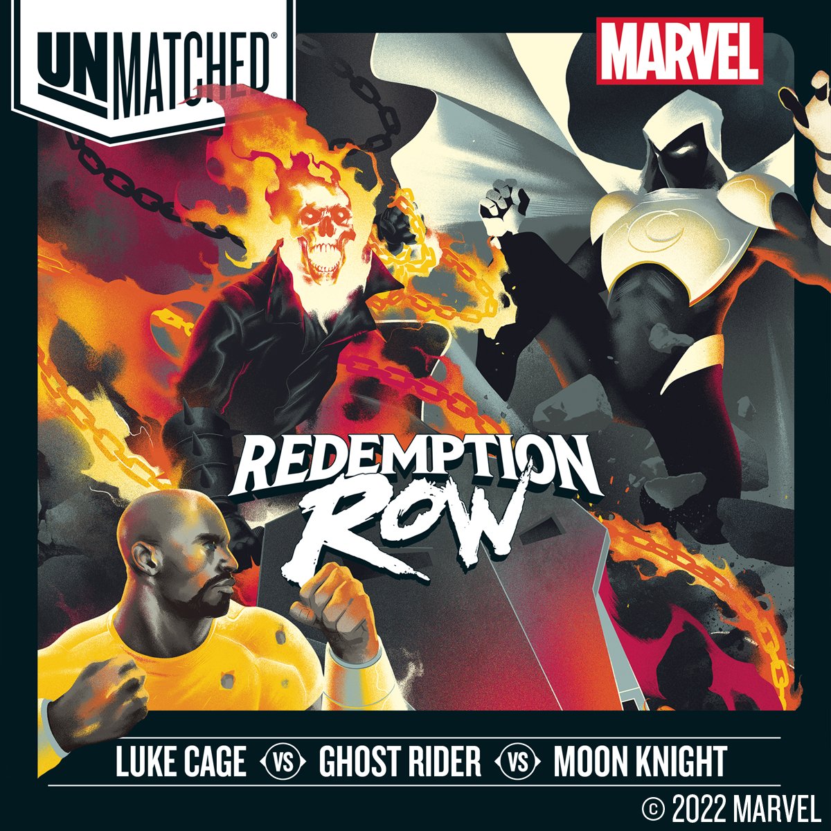 RestorationGame's tweet photo. The path to redemption lies through battle.

Unmatched: Redemption Row - available now from Restoration Games.

https://t.co/dJ4ZCOI55J

#Marvel #Unmatched #BoardGames https://t.co/GMSVz8Pi5g