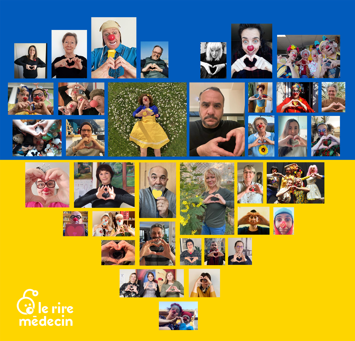 RireMedecin's tweet image. #Solidarité : Le Rire Médecin est de tout ❤️ avec les enfants hospitalisés d&apos;#Ukraine et leur famille. Une pensée toute particulière également envers les équipes soignantes des hôpitaux ainsi qu’à nos collègues de l&apos;association ukrainienne de clowns hospitaliers