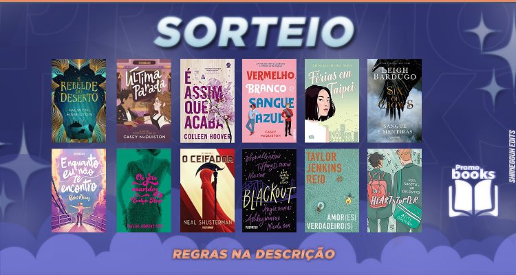 PBpromoeachados's tweet photo. 📚📚SORTEIO DE LIVRO📚📚

🏆Prêmio:
 UM livro dentre as opções do banner!

Regras:
- Seguir  @Promobooks4_ 
- Dar RT nesse tweet (sem citar)
- Dar RT no fixado 

Resultado: 10/03📚🍀

Grupos com vagas: https://t.co/Mv8TWShEmW https://t.co/7t4O9RZYnQ