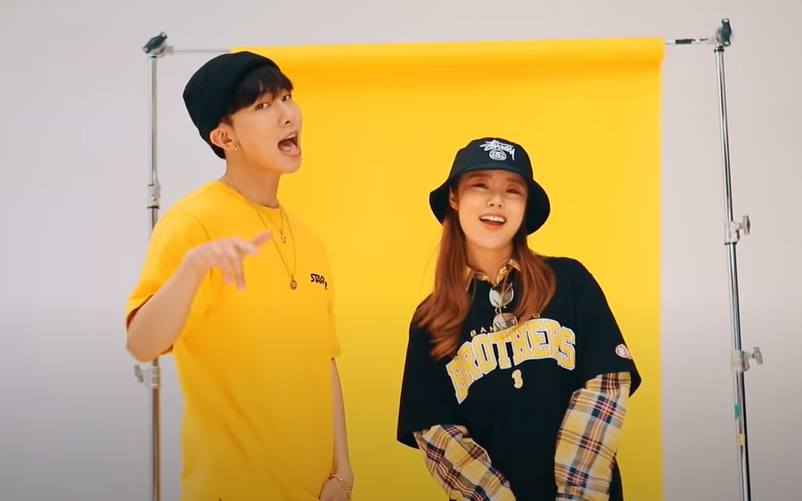 gararosita's tweet photo. Confirmed! Wheein's good old friend &amp; fellow artist Jude is one of the skaters in Pastel! I love a supportive friend <3 

Both covered Bruno Mar's That's What I Like and it's soooo good! #JvdeMilez #Mamamoo 
🎞️ https://t.co/FKLgEHzkd1 https://t.co/P19uARkXw4