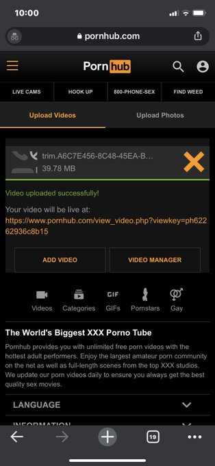 Check out my first pornhub upload!! #pornhub #gay #LGBTQ #content #grindr #bisexual #onlyfans #horny