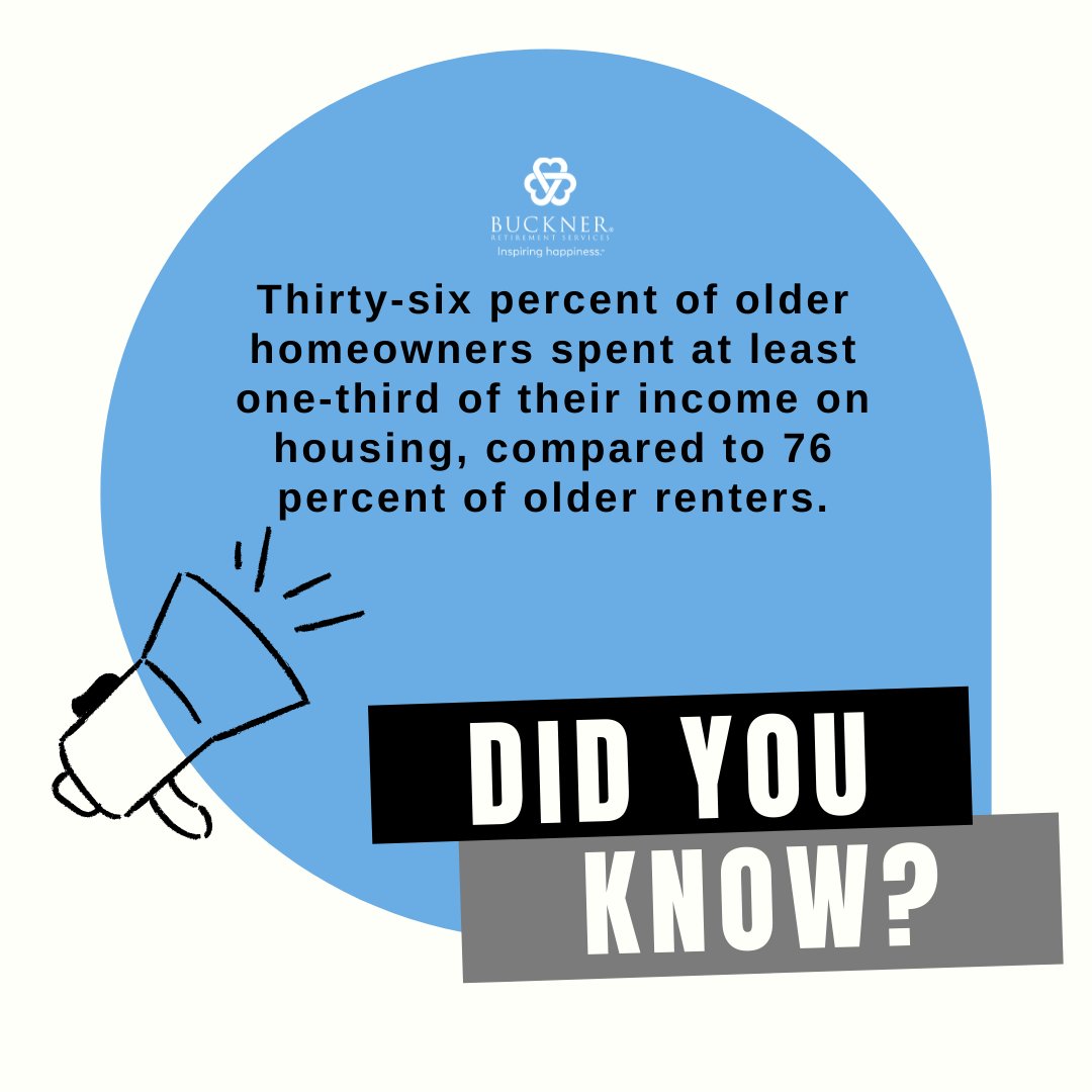 BucknerSrLiving's tweet photo. Upkeep on a house becomes more of a challenge as we age. Save time, money and your health by exploring your options. #InspiringHappiness #TheMoreYouKnow
#retirementcommunity #seniorliving #retirement #independentliving #assistedliving #memorycarecommunity https://t.co/86Wew3XCby