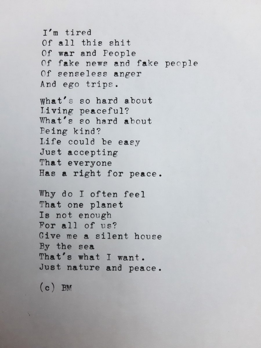 #poemsagainstwar #makepeacenotwar #peace #war #silence #tired #fakeworld #acceptance #oneplanet #sea #peacefullife #nature #poetry #lyricsoftheday #picoftheday #hannover #immensen #dontgiveup #staystrong