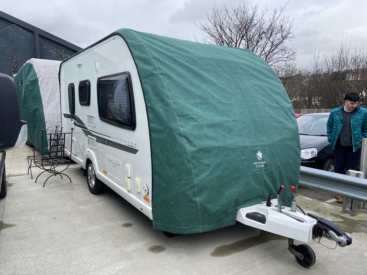 TailoredCovers's tweet photo. We have restarted work on our tailored roof cover and today we fitted our first prototype. This has given us a few ideas on how to work the cover better and how to secure it fully but for out first attempt from a 3D model we are thrilled. #roofcover #tailoredcover #caravanlife https://t.co/l8jh7Yu5eY